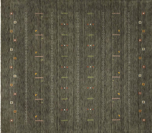 Hand-Woven Loribaft Gabbeh Rug