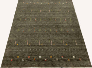 Hand-Woven Loribaft Gabbeh Rug