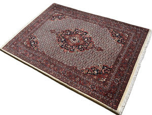 Superfine Hand-Knotted Persian Bidjar Carpet