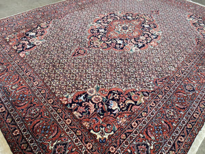Superfine Hand-Knotted Persian Bidjar Carpet
