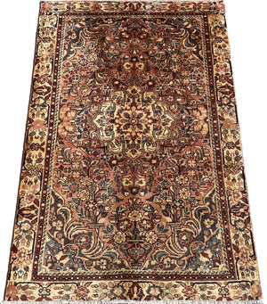 Hand-Knotted Tribal Persian Bakhtiar Rug