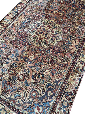 Hand-Knotted Tribal Persian Bakhtiar Rug