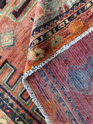 Hand-Knotted Tribal Persian Luri Rug