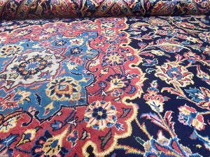 Superfine Hand-Knotted Persian Kashan Carpet