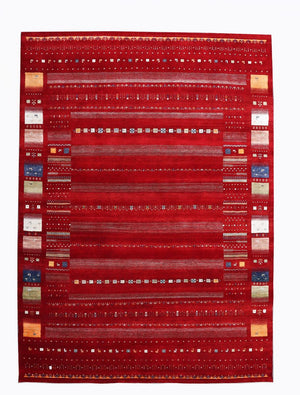 Hand-Woven Loribaft Gabbeh Rug