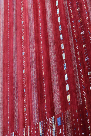 Hand-Woven Loribaft Gabbeh Rug