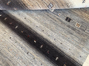 Hand-Woven Loribaft Gabbeh Rug