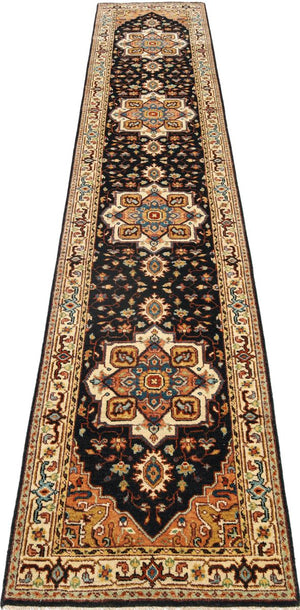 Traditional Hand-Woven Serapi Heriz Runner