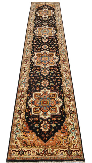 Traditional Hand-Woven Serapi Heriz Runner