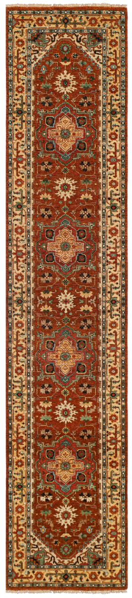 Traditional Hand-Woven Serapi Heriz Runner