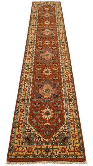 Traditional Hand-Woven Serapi Heriz Runner