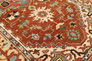 Traditional Hand-Woven Serapi Heriz Runner