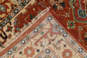 Traditional Hand-Woven Serapi Heriz Runner