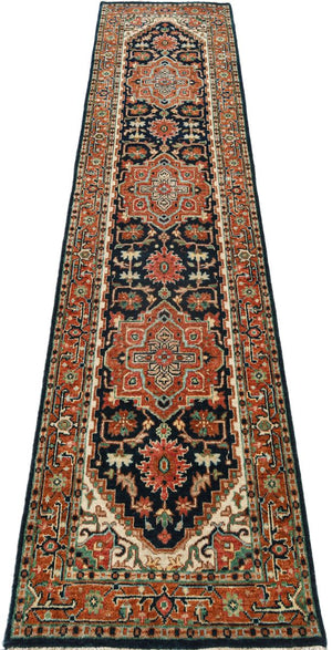 Traditional Hand-Woven Serapi Heriz Runner