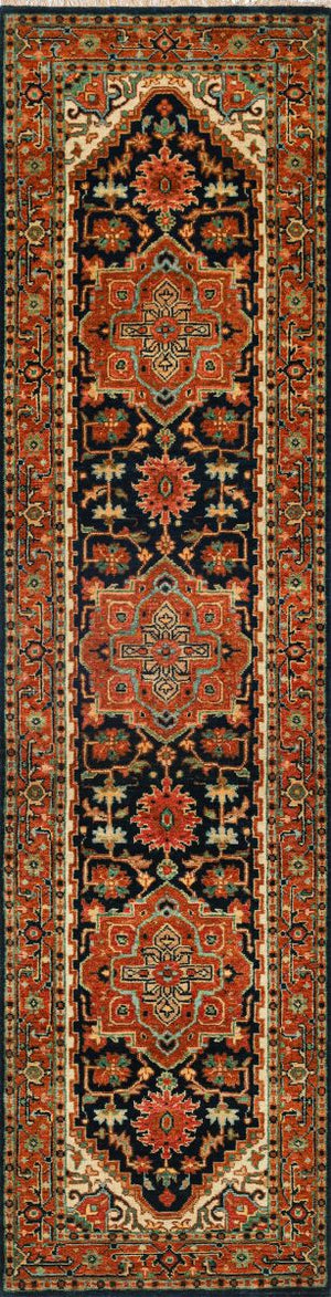 Traditional Hand-Woven Serapi Heriz Runner