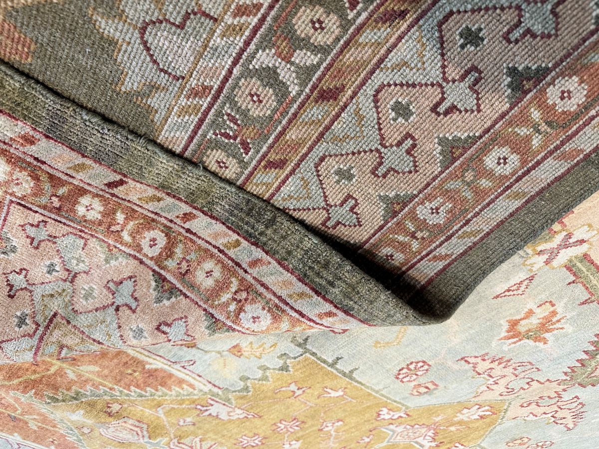 Hand-Knotted Ushak Sultanabad Collection