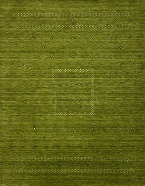 Hand-Woven Loribaft Gabbeh Rug
