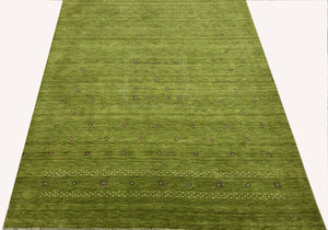 Hand-Woven Loribaft Gabbeh Rug