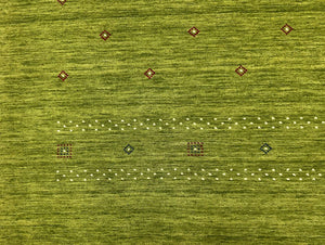 Hand-Woven Loribaft Gabbeh Rug