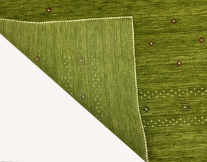 Hand-Woven Loribaft Gabbeh Rug