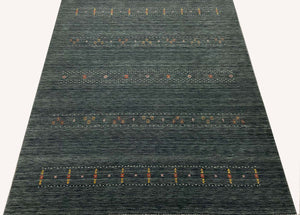 Hand-Woven Loribaft Gabbeh Rug