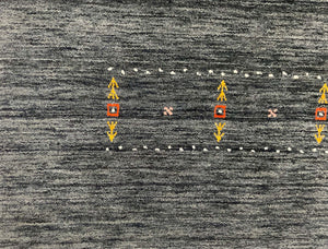 Hand-Woven Loribaft Gabbeh Rug