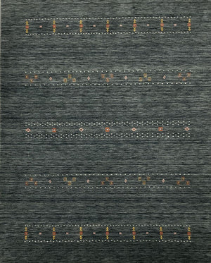 Hand-Woven Loribaft Gabbeh Rug