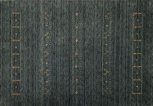 Hand-Woven Loribaft Gabbeh Rug