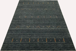 Hand-Woven Loribaft Gabbeh Rug