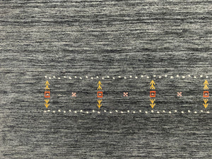 Hand-Woven Loribaft Gabbeh Rug