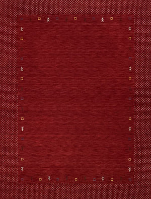 Hand-Woven Loribaft Gabbeh Rug