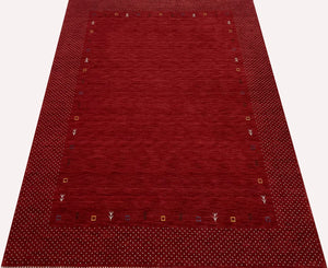 Hand-Woven Loribaft Gabbeh Rug