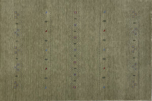Hand-Woven Loribaft Gabbeh Rug