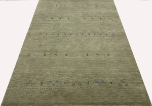 Hand-Woven Loribaft Gabbeh Rug