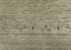 Hand-Woven Loribaft Gabbeh Rug