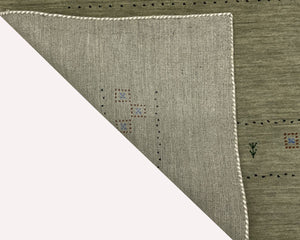 Hand-Woven Loribaft Gabbeh Rug