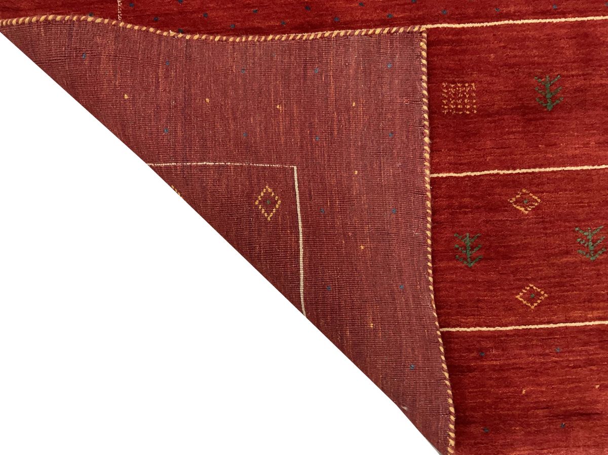 Hand-Woven Loribaft Gabbeh Rug
