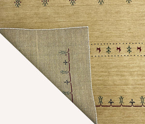 Hand-Woven Loribaft Gabbeh Rug