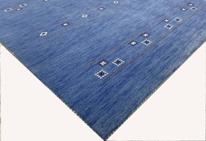 Hand-Woven Loribaft Gabbeh Rug