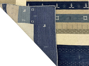 Hand-Woven Loribaft Gabbeh Rug