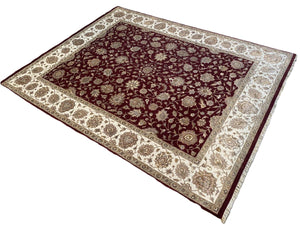 Traditional Hand-Woven Tabriz Design Rug