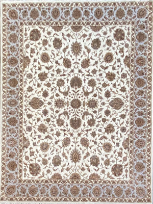 Traditional Hand-Woven Tabriz Design Carpet