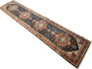 Traditional Hand-Woven Serapi Heriz Runner
