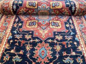 Traditional Hand-Woven Serapi Heriz Runner