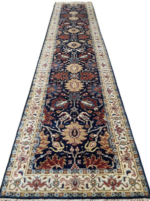 Traditional Hand-Woven Serapi Heriz Runner