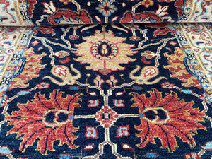 Traditional Hand-Woven Serapi Heriz Runner