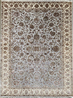 Traditional Hand-Woven Tabriz Design Carpet
