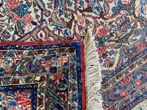 Superfine Hand-Knotted Persian Bidjar Tekkab Rug