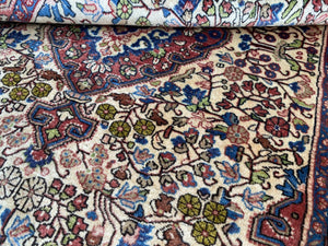 Fine Hand-Knotted Persian Jozan Rug