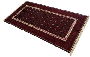 Hand-Knotted Tribal Persian Balouch Rug